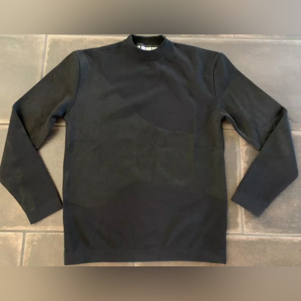 NWOT LGN Louis Gabriel Nouchi PULL JACQUARD EFFET SUEUR Black Sweater Sz S $495 - Picture 2 of 16